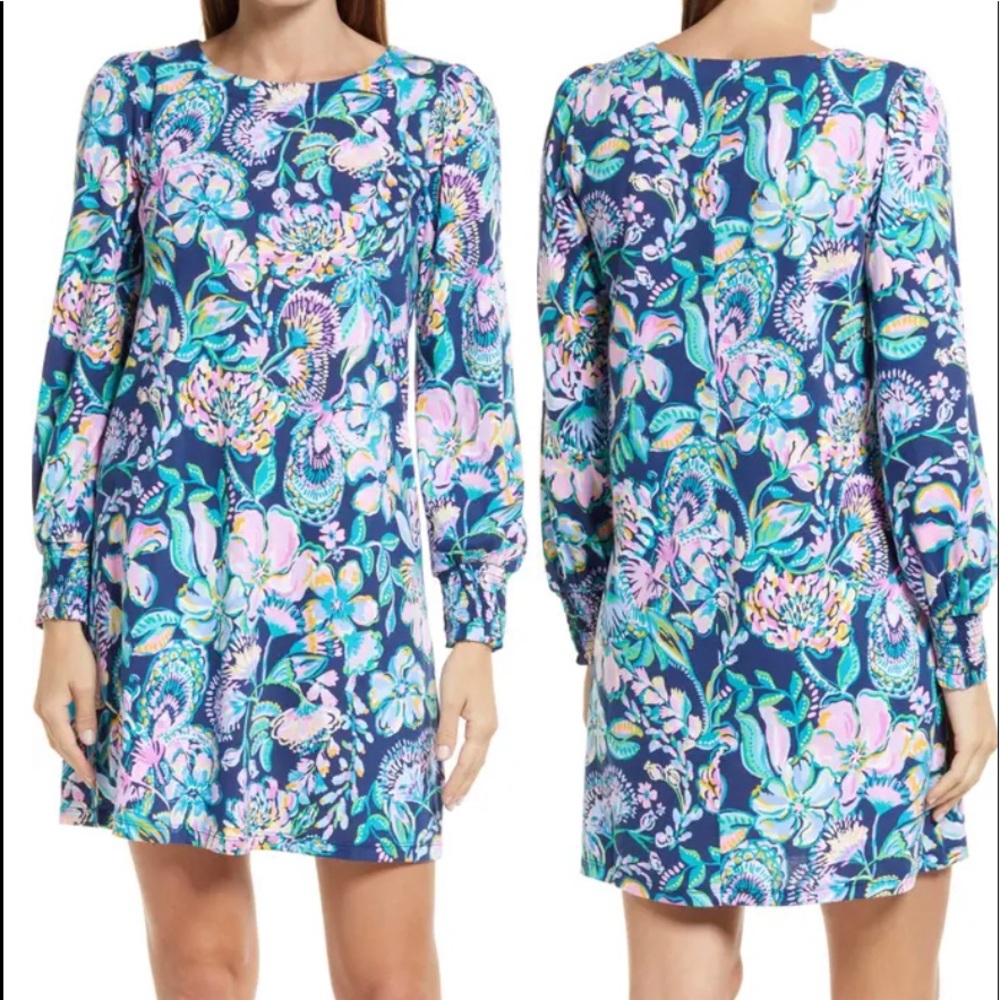 NWT Lilly Pulitzer Diann cotton long sleeved dress
